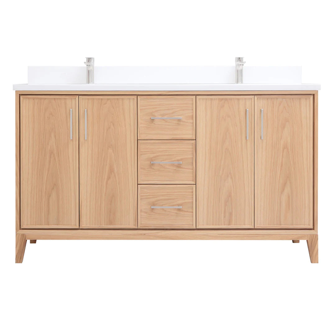 LONDON Vanity in Light Oak
