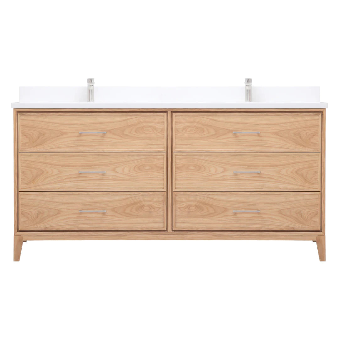 LONDON Vanity in Light Oak