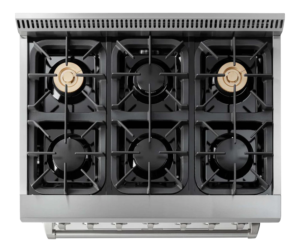 H-Series 36 Inch 6 Burner Professional Dual Fuel Range