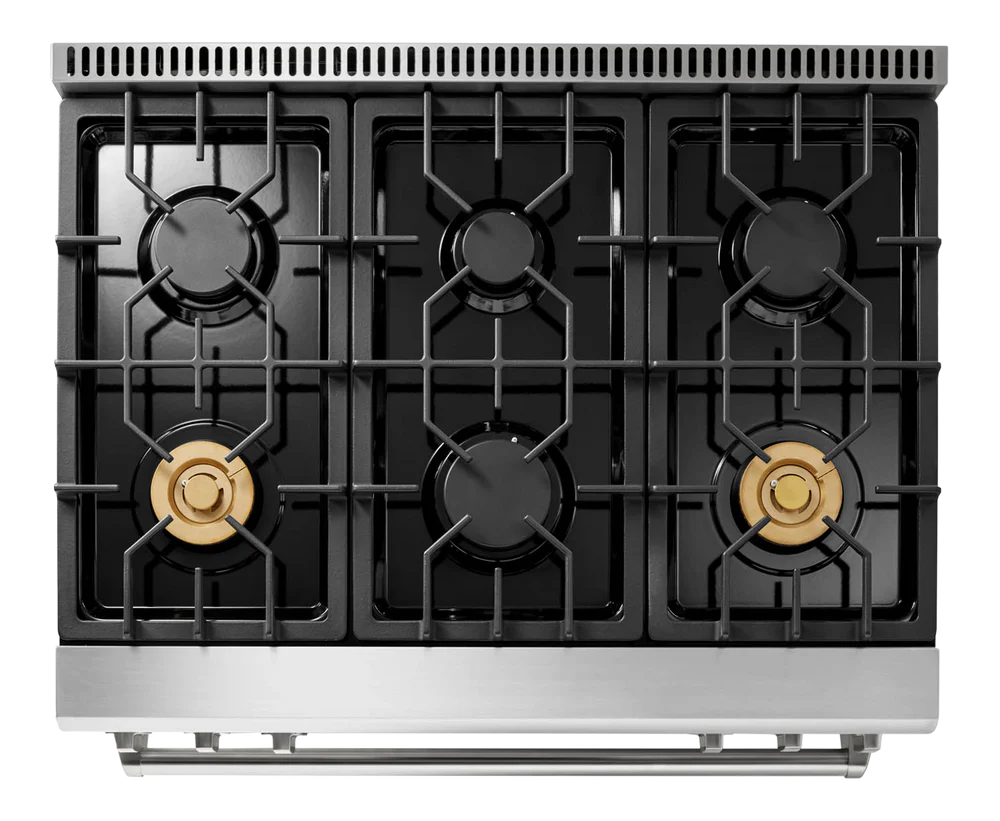 T-Series 36 Inch Tilt Panel Professional Gas Range