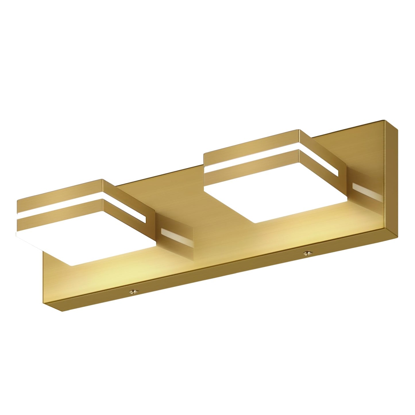 LED Modern Bathroom Vanity Light Fixtures (3-Light, 24-Inch), Matte Black Modern Acrylic Bathroom Wall Lighting Fixtures Over Mirror (Cool White 6000K)