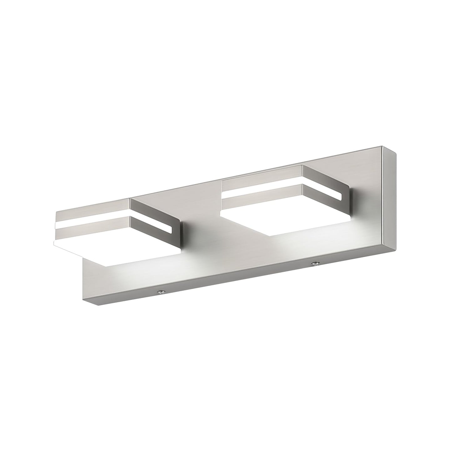 LED Modern Bathroom Vanity Light Fixtures (3-Light, 24-Inch), Matte Black Modern Acrylic Bathroom Wall Lighting Fixtures Over Mirror (Cool White 6000K)