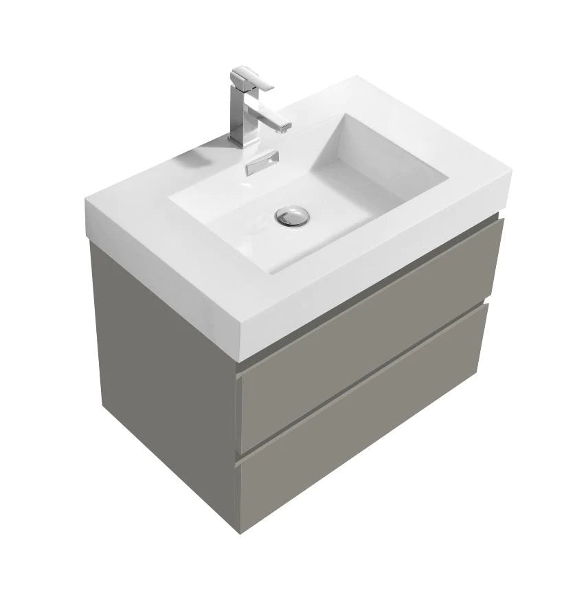 DAMIAN Chelsea Grey Wall Mount Vanity