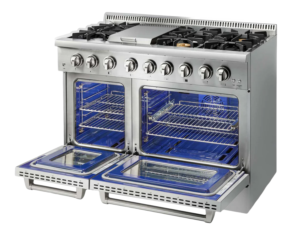 H-Series 48 Inch 6 Burner Professional Dual Fuel Range