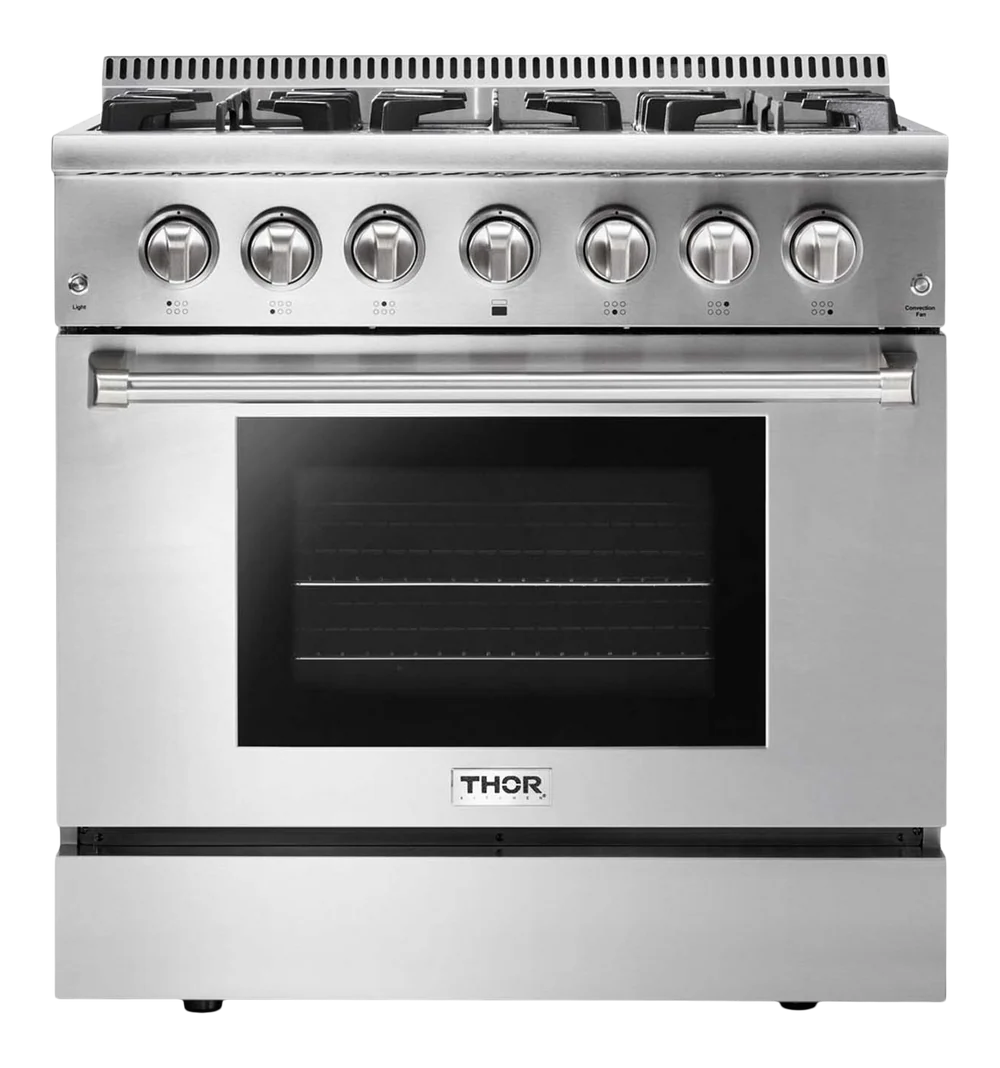 H-Series 36 Inch 6 Burner Professional Dual Fuel Range