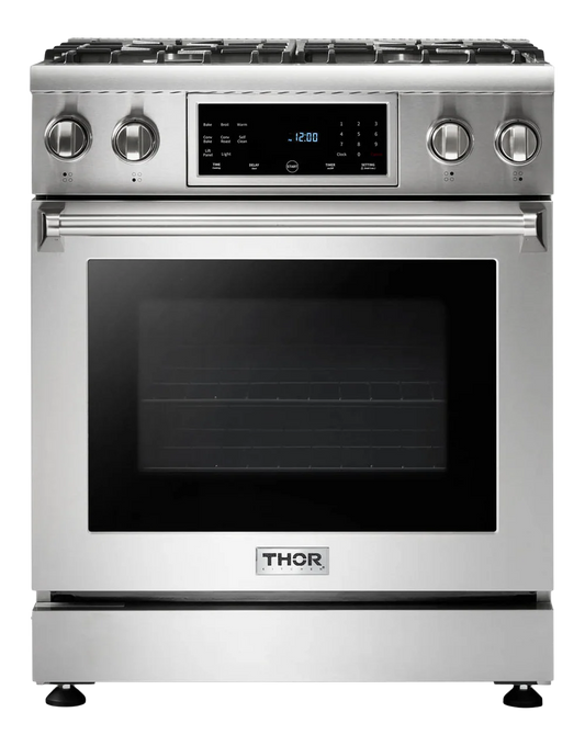 T-Series 30 Inch Tilt Panel Professional Gas Range