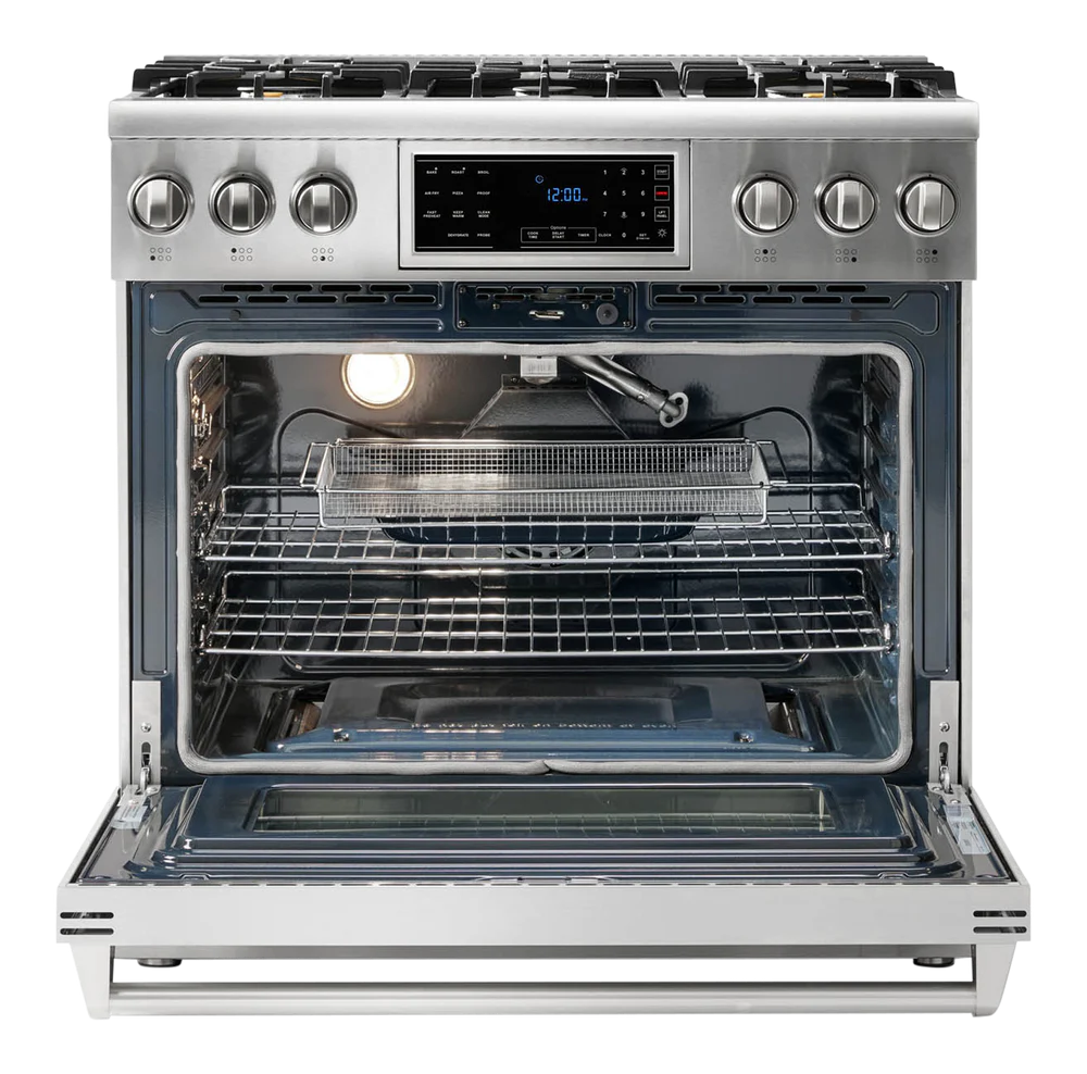 T-Series 36 Inch Tilt Panel Professional Gas Range