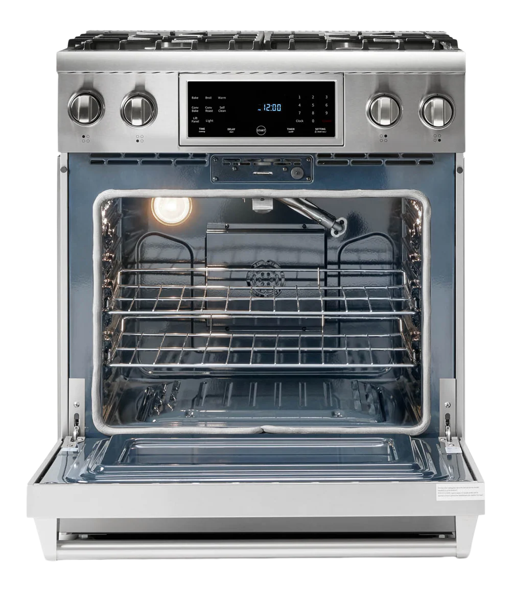 T-Series 30 Inch Tilt Panel Professional Gas Range