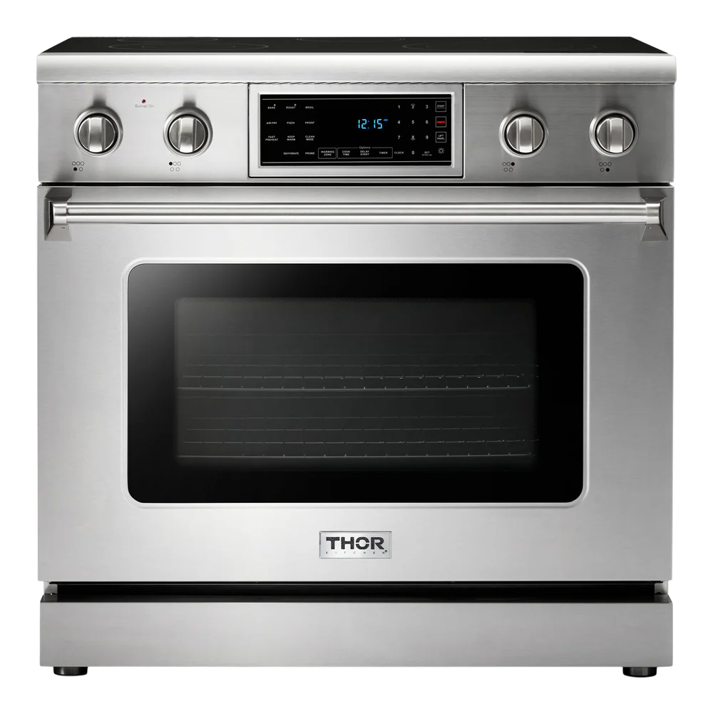 T-Series 36 Inch Tilt Panel Professional Electric Range